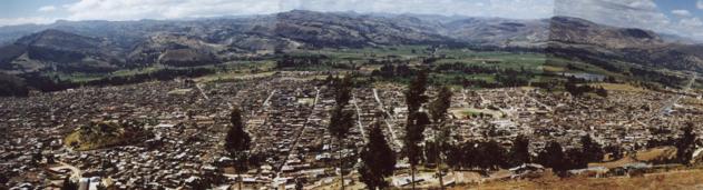 cajamarca peru picture panorama of the city